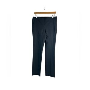 White House Black Market Slim Pants Size 8R Gray Side Zip Stretch‎ Work Career